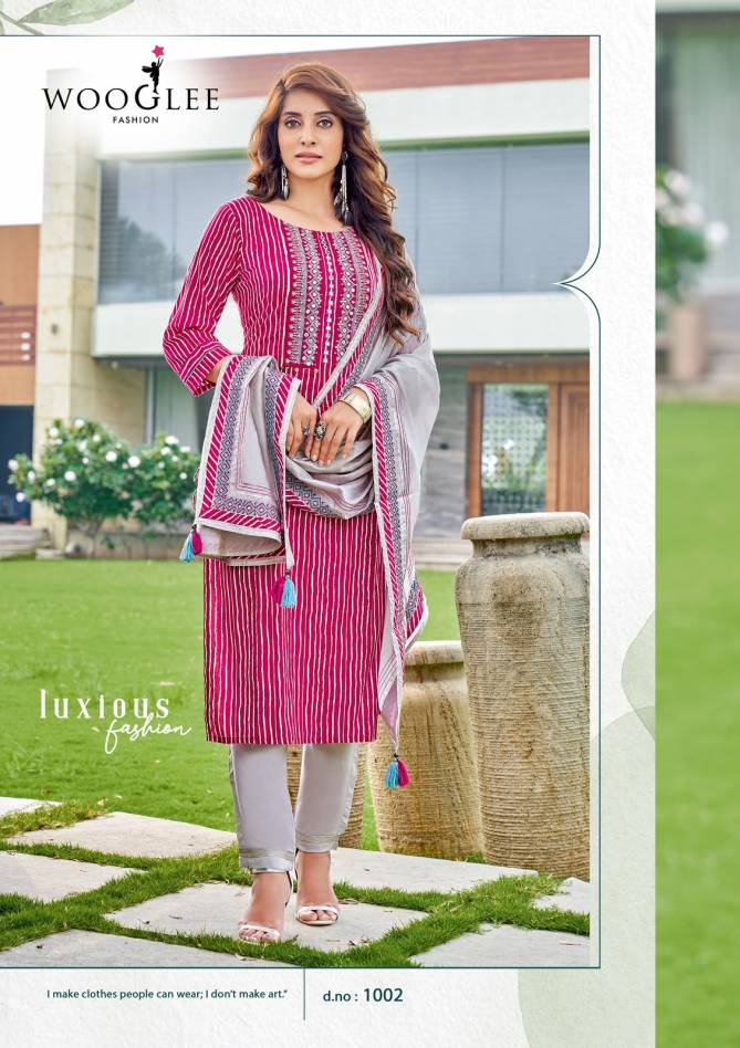 Avantika By Wooglee 1001-1006 Readymade Salwar Suits Catalog